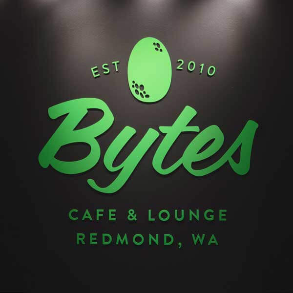 DigiPen Bytes Cafe logo.