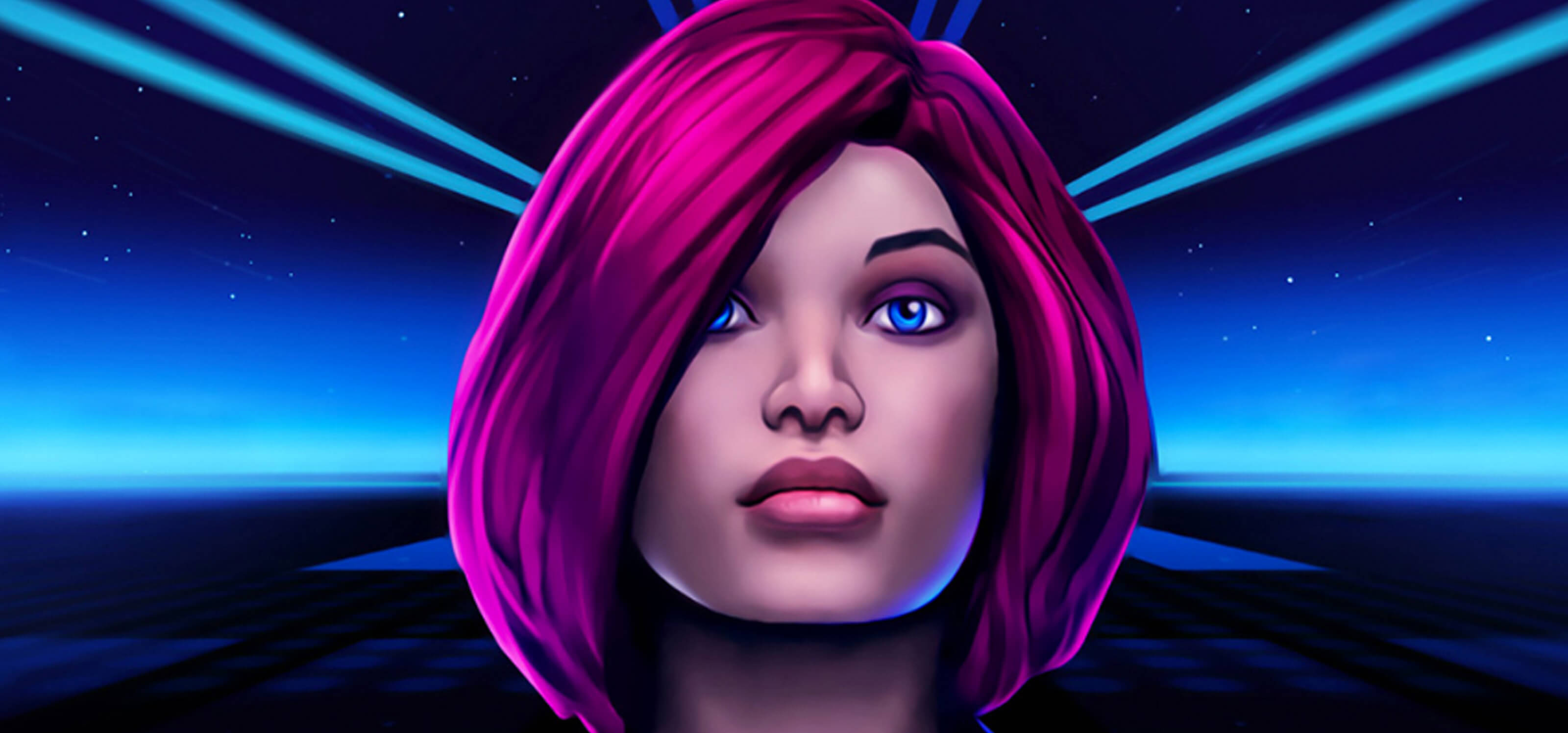 Screenshot from GrooVR featuring a pink-haired female character