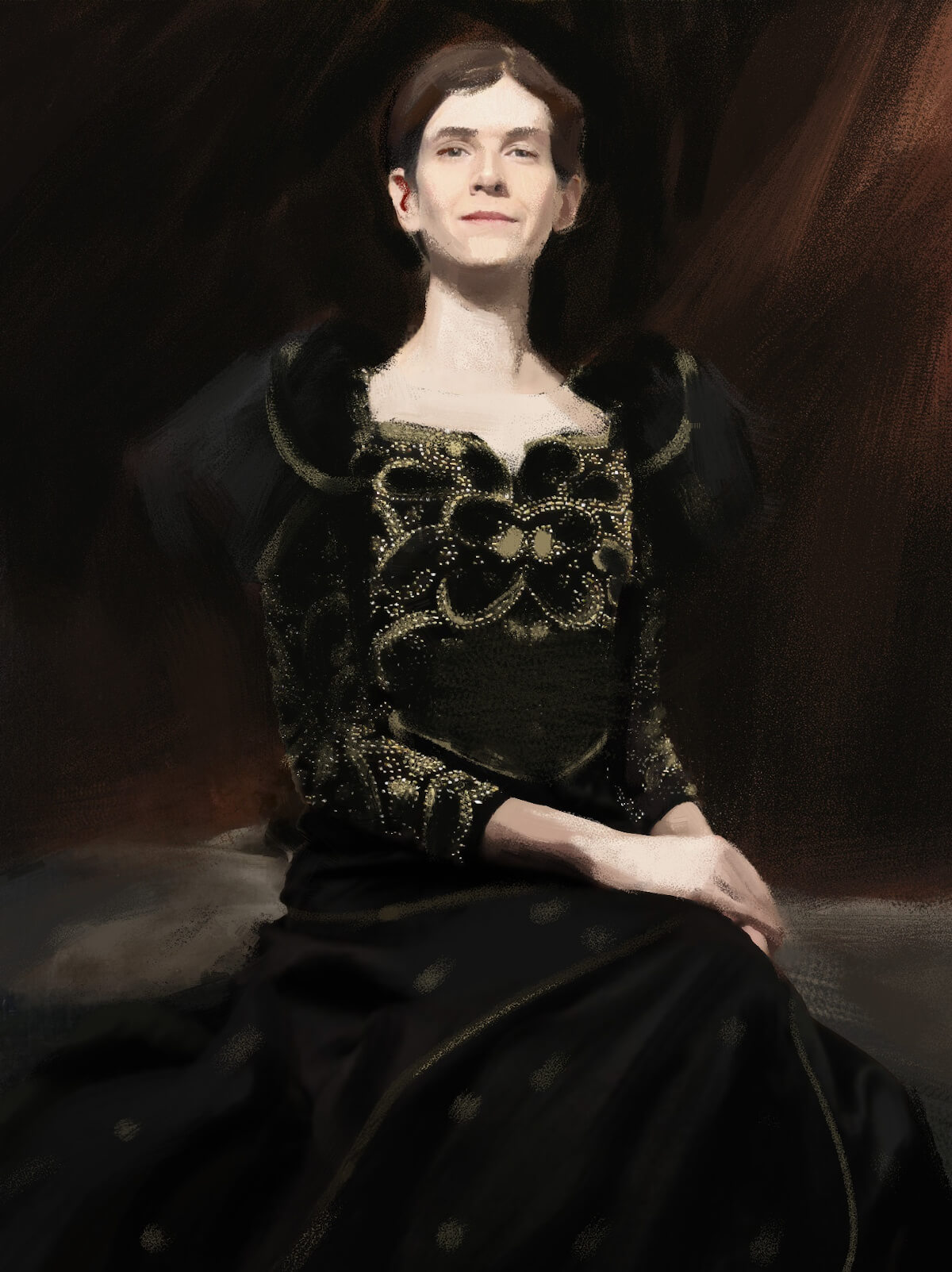 Digital portrait of Lucy Ainsworth