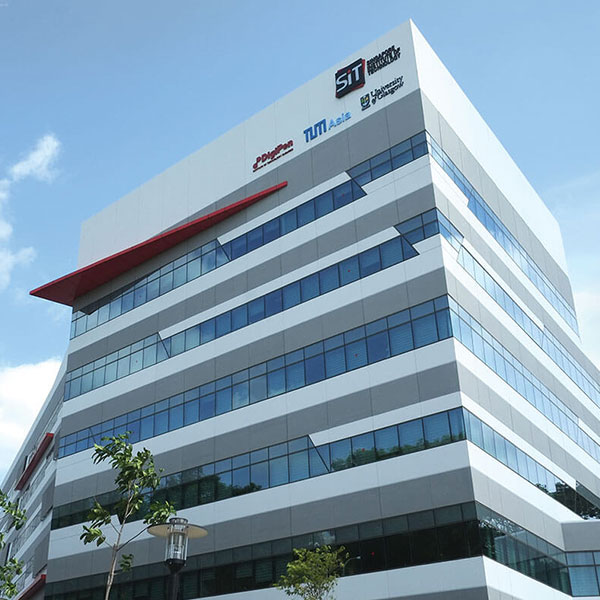 Photograph of the DigiPen Singapore building