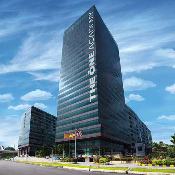 The One Academy building in Kuala Lumpur, Malaysia