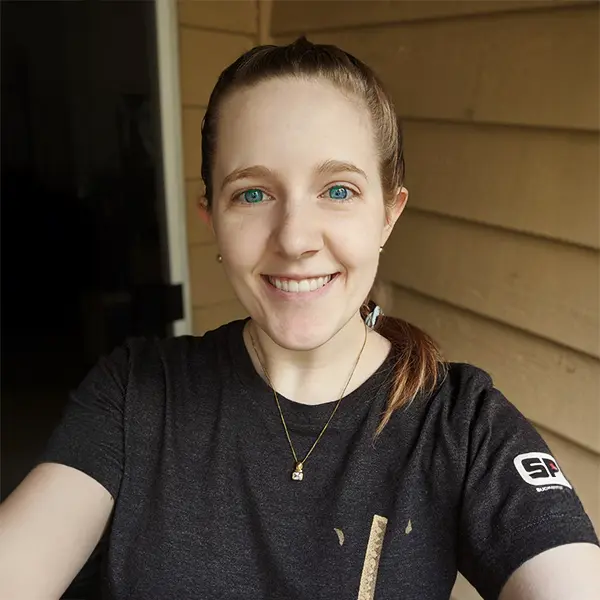 Headshot of Sarah Hedges.