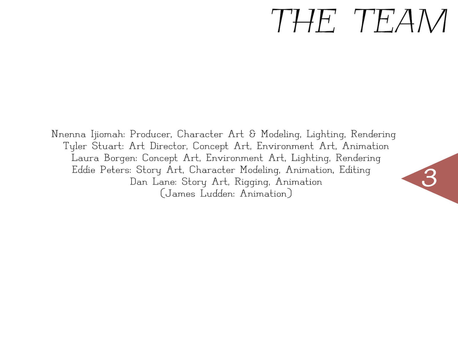 Additional credits slide for the film Super Secret in black font on a white background