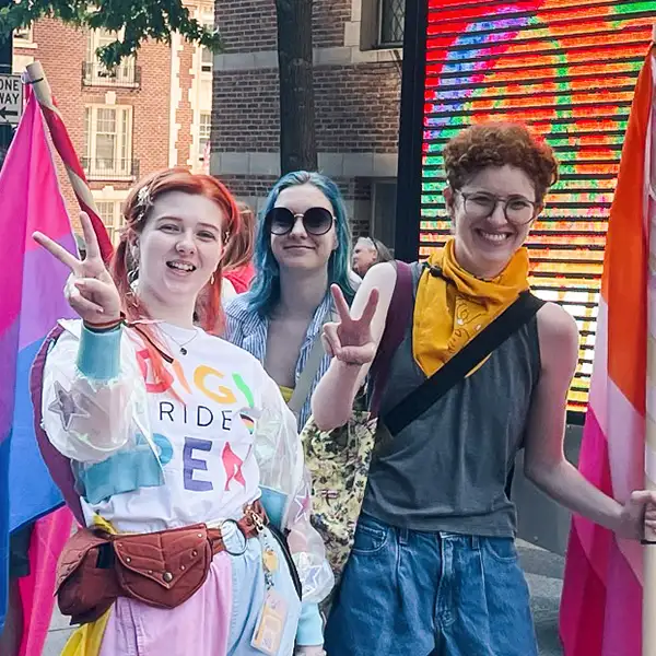 DigiPen students representing at Seattle Pride event.