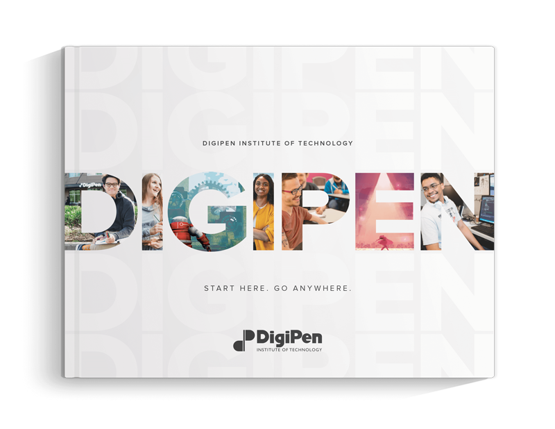 An image of DigiPen's viewbook