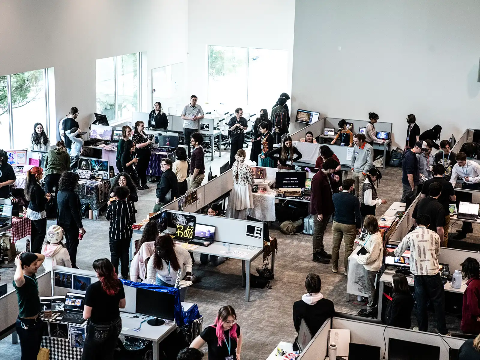 Overhead view of NextGen 2026 participants.