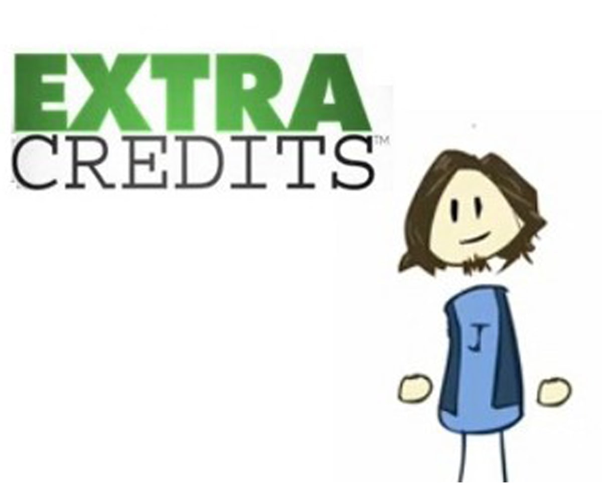 Cartoon of James Portnow on the Extra Credits website