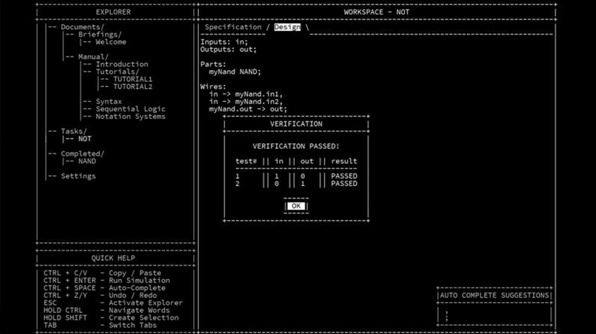 A screenshot from the game MHRD depicting an old computer command prompt.
