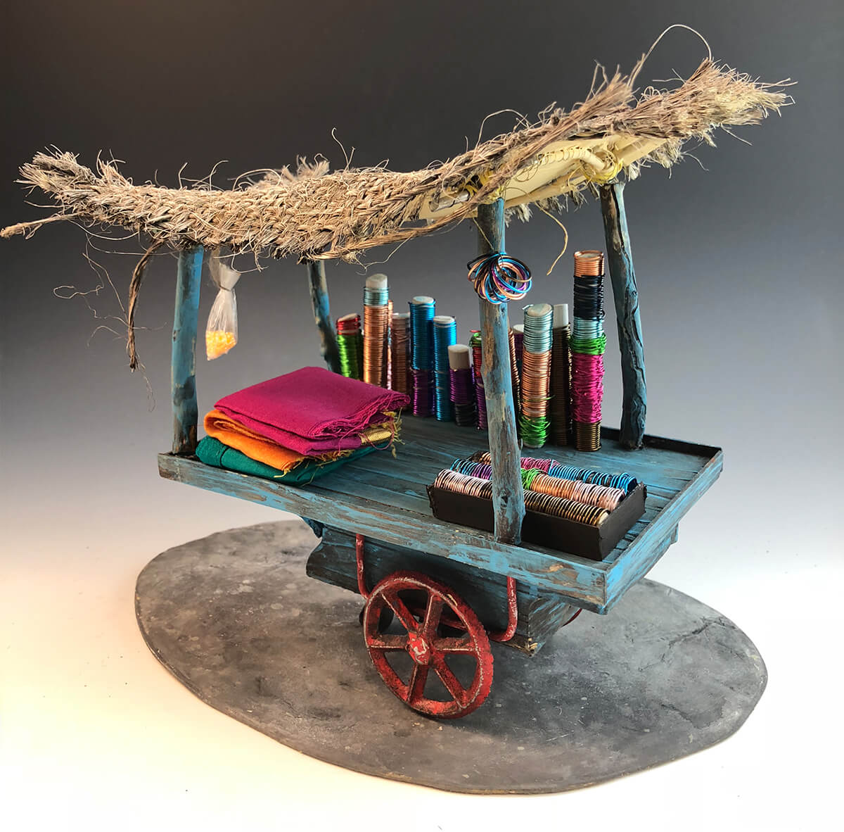 A textile cart model by student Shannon Parayil.